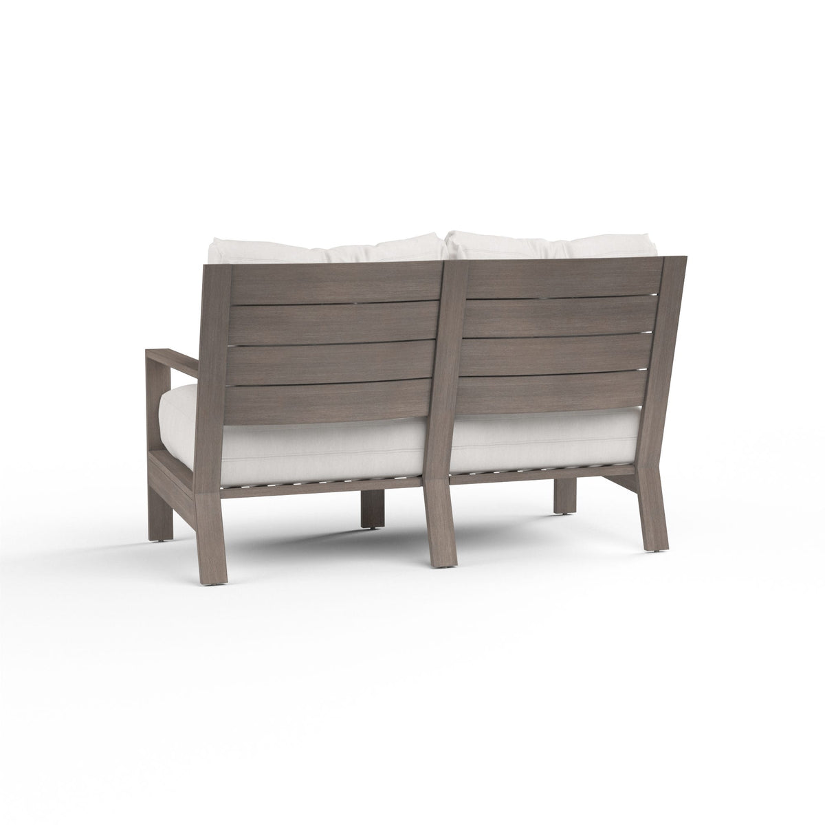 Sunset West Laguna Loveseat in Canvas Flax, No Welt