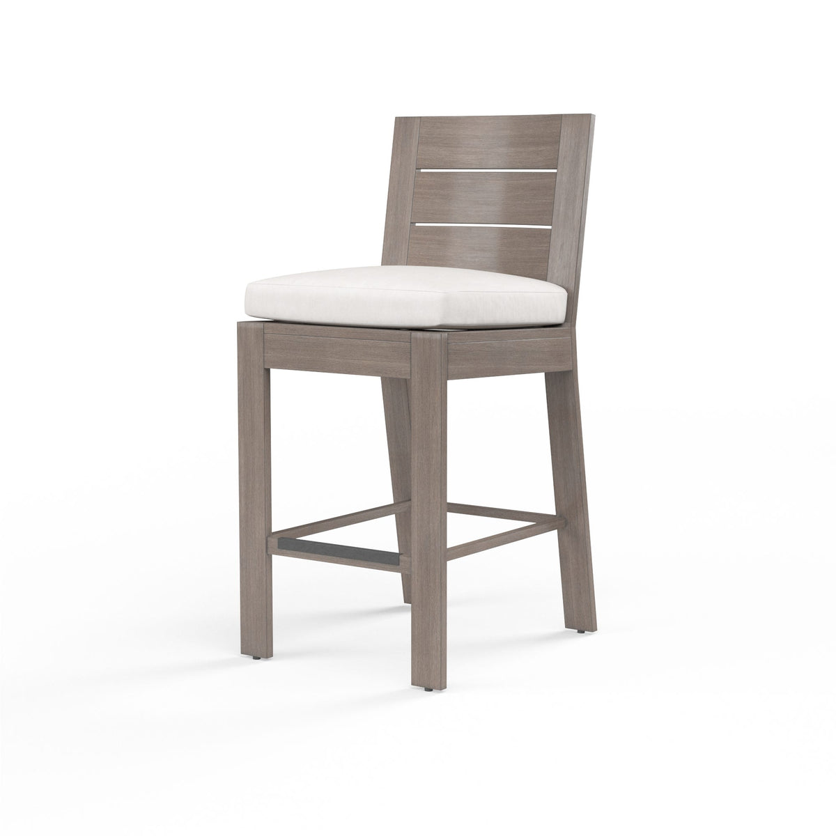 Sunset West Laguna Counter Stool in Canvas Flax, No Welt
