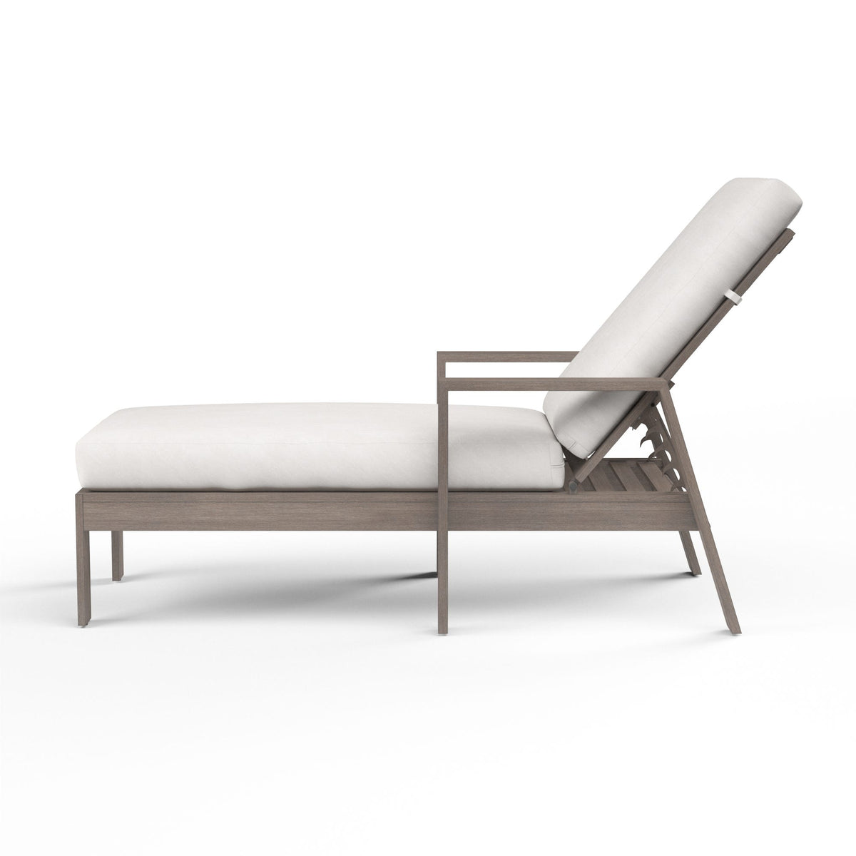 Sunset West Laguna Chaise Lounge in Canvas Flax, No Welt — View 4