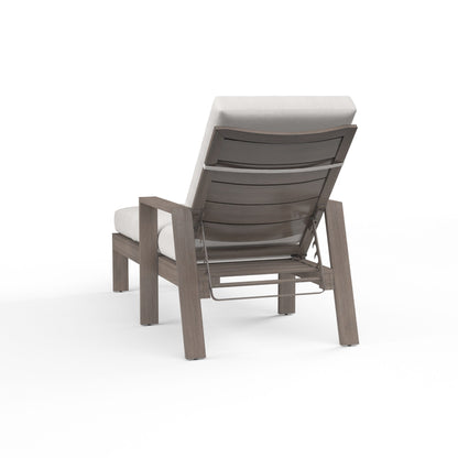 Sunset West Laguna Chaise Lounge in Canvas Flax, No Welt — View 2