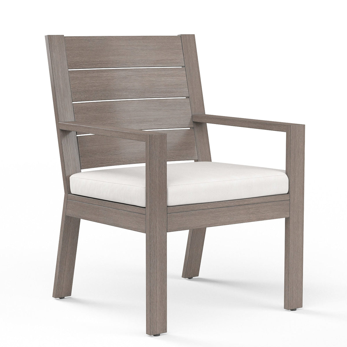 Sunset West Laguna Dining Chair in Canvas Flax, No Welt — View 8