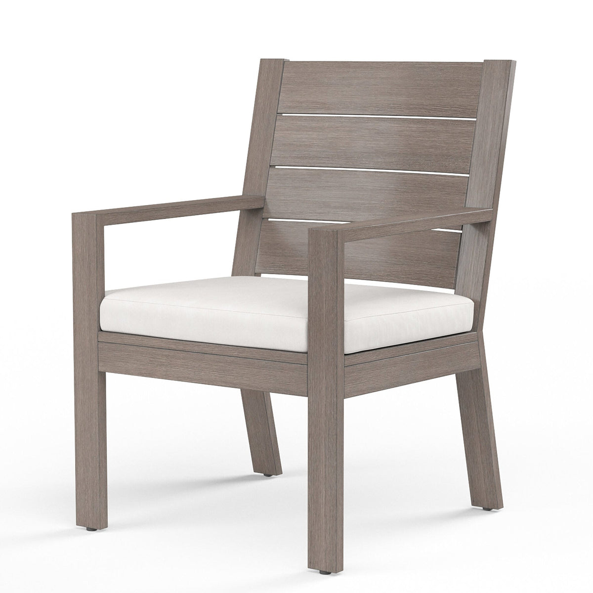 Sunset West Laguna Dining Chair in Canvas Flax, No Welt — View 12