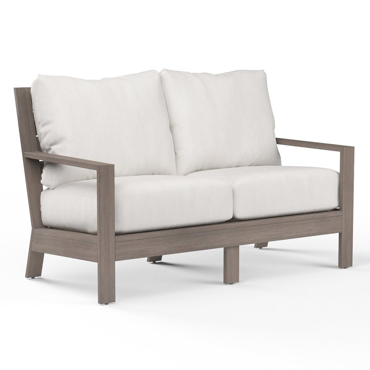 Sunset West Laguna Loveseat in Canvas Flax, No Welt — View 5
