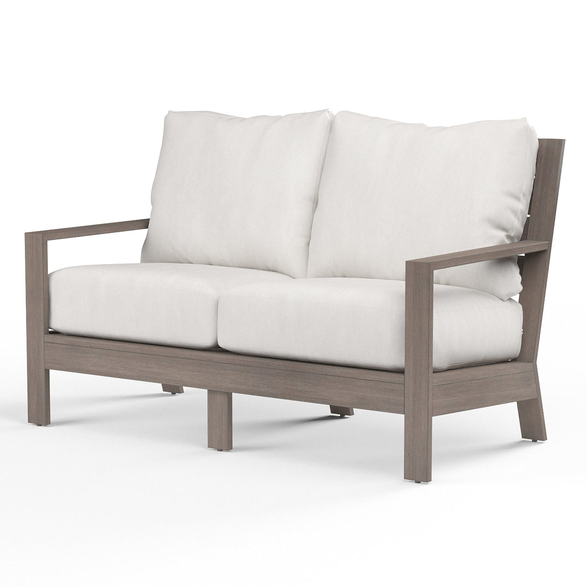 Sunset West Laguna Loveseat in Canvas Flax, No Welt — View 8