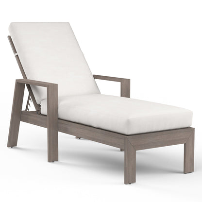 Sunset West Laguna Chaise Lounge in Canvas Flax, No Welt — View 6