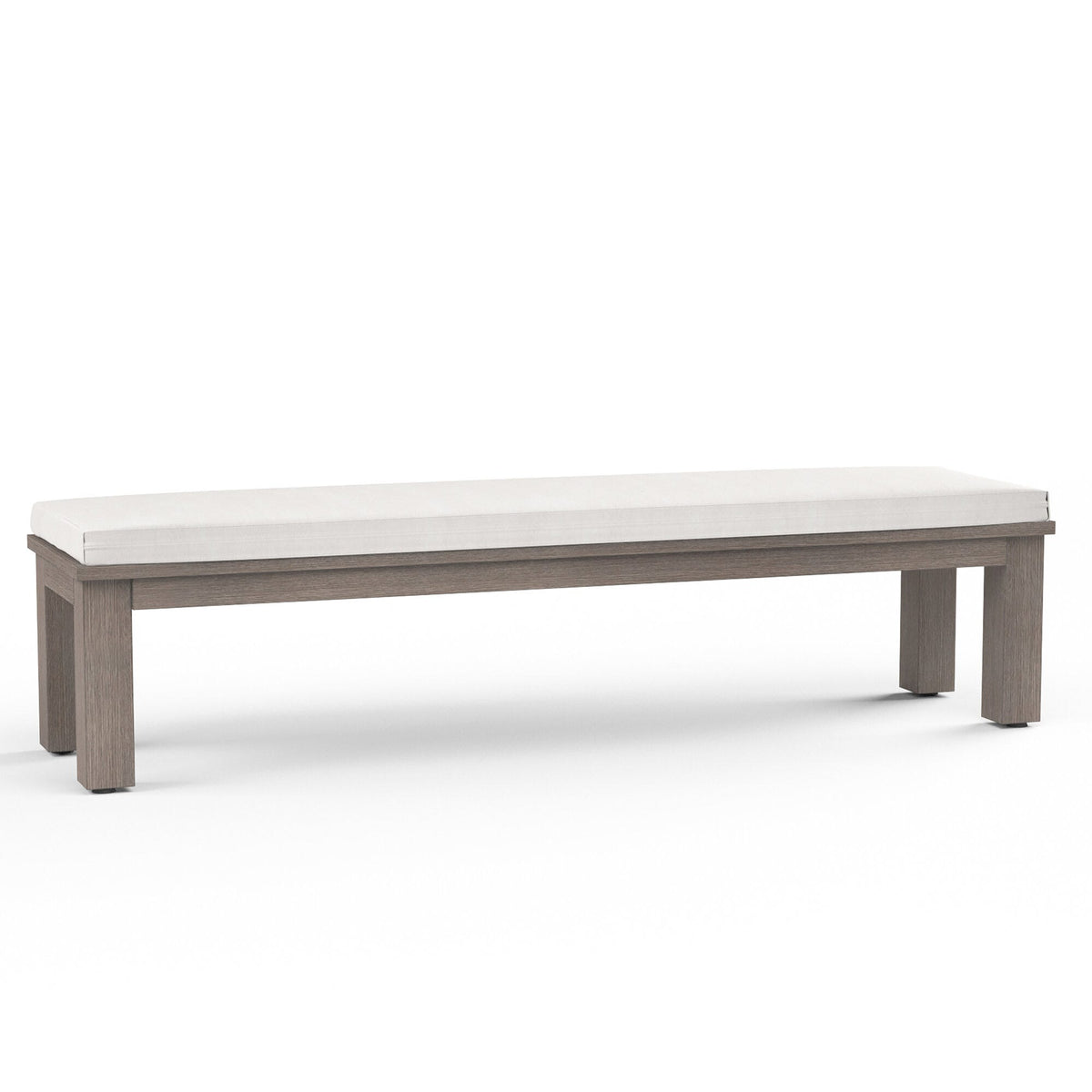 Sunset West Laguna Dining Bench in Canvas Flax, No Welt — View 3