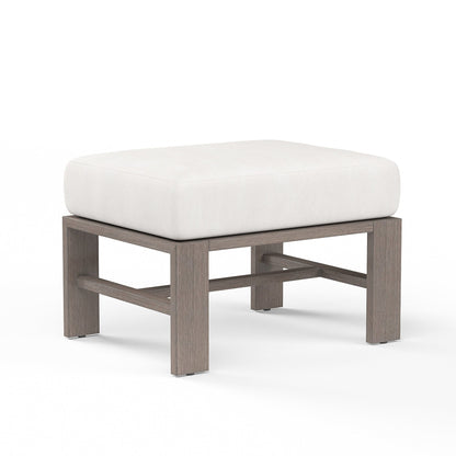 Sunset West Laguna Ottoman in Canvas Flax, No Welt — View 3