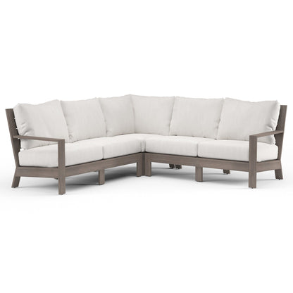 Sunset West Laguna Sectional in Canvas Flax, No Welt — View 7