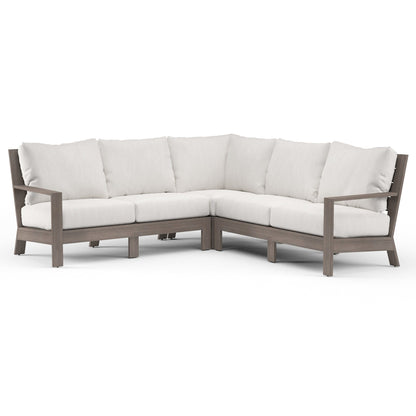 Sunset West Laguna Sectional in Canvas Flax, No Welt — View 10