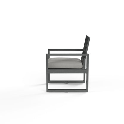 Sunset West Redondo Dining Chair in Cast Silver, No Welt — View 5