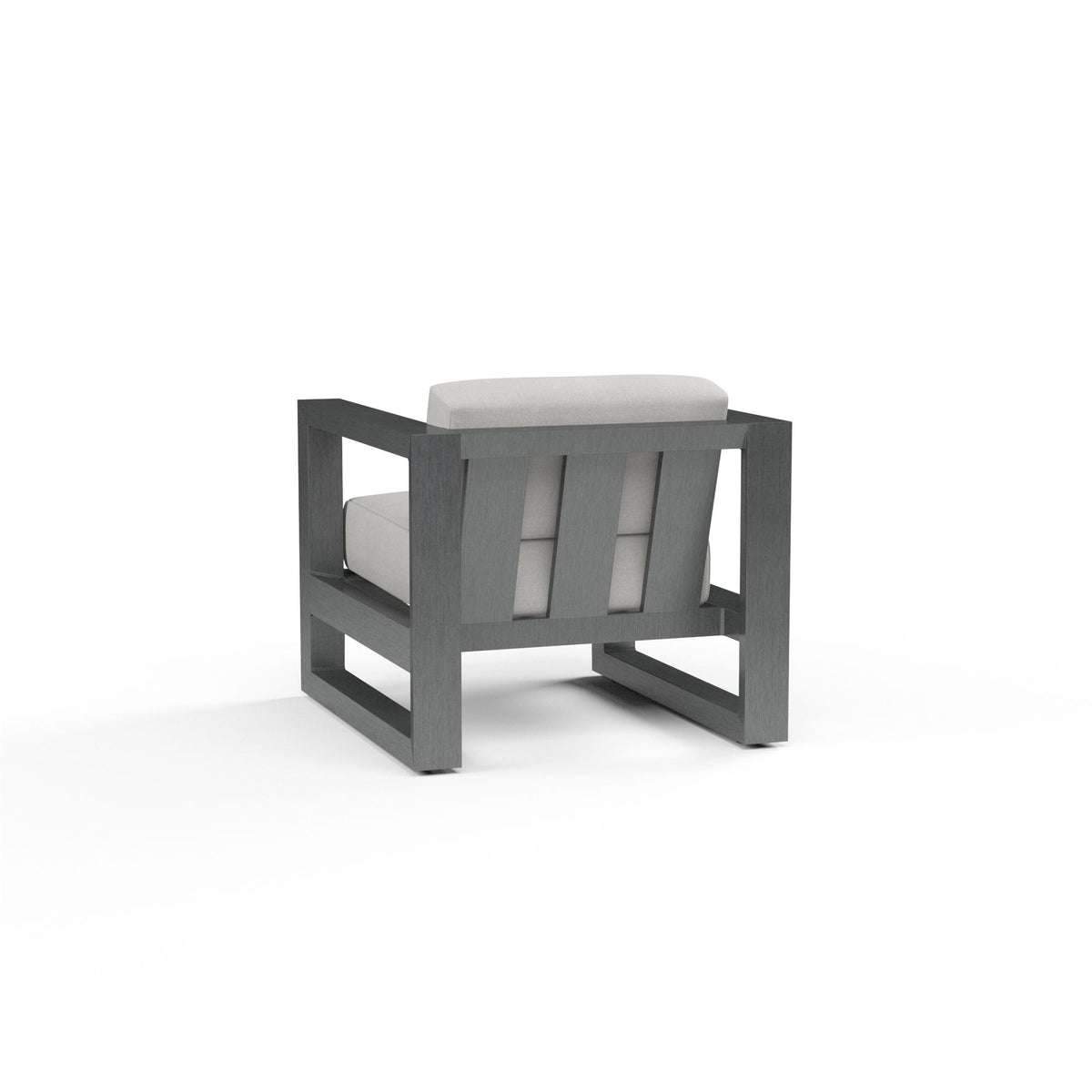 Sunset West Redondo Club Chair in Cast Silver, No Welt — View 3