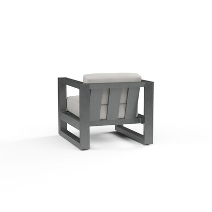 Sunset West Redondo Club Chair in Cast Silver, No Welt — View 3
