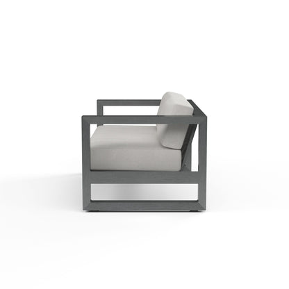 Sunset West Redondo Loveseat in Cast Silver, No Welt — View 5
