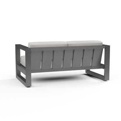 Sunset West Redondo Loveseat in Cast Silver, No Welt — View 2