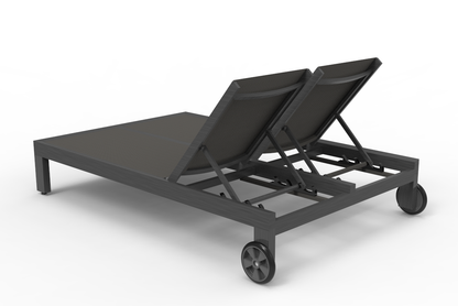 Sunset West Redondo Adjustable Double Sling Chaise — View 2