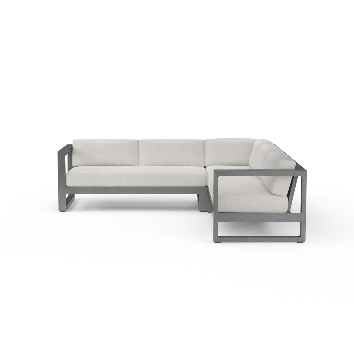 Sunset West Redondo Sectional in Cast Silver, No Welt — View 5