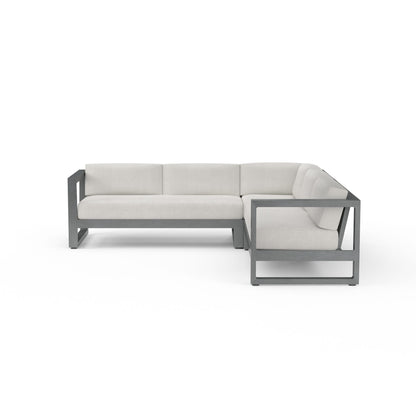 Sunset West Redondo Sectional in Cast Silver, No Welt — View 5