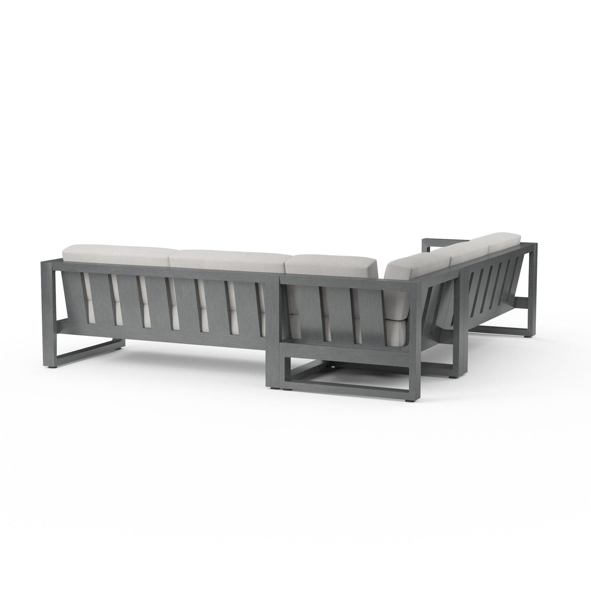 Sunset West Redondo Sectional in Cast Silver, No Welt — View 2
