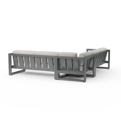 Sunset West Redondo Sectional in Cast Silver, No Welt — View 2