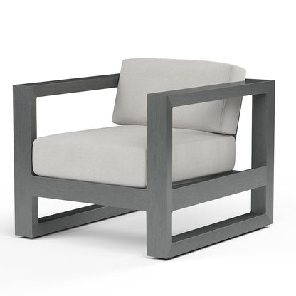 Sunset West Redondo Club Chair in Cast Silver, No Welt — View 13