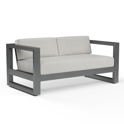 Sunset West Redondo Loveseat in Cast Silver, No Welt — View 8