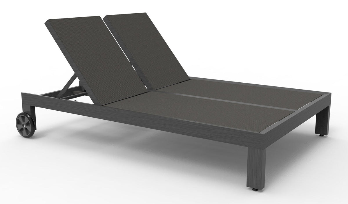 Sunset West Redondo Adjustable Double Sling Chaise — View 3