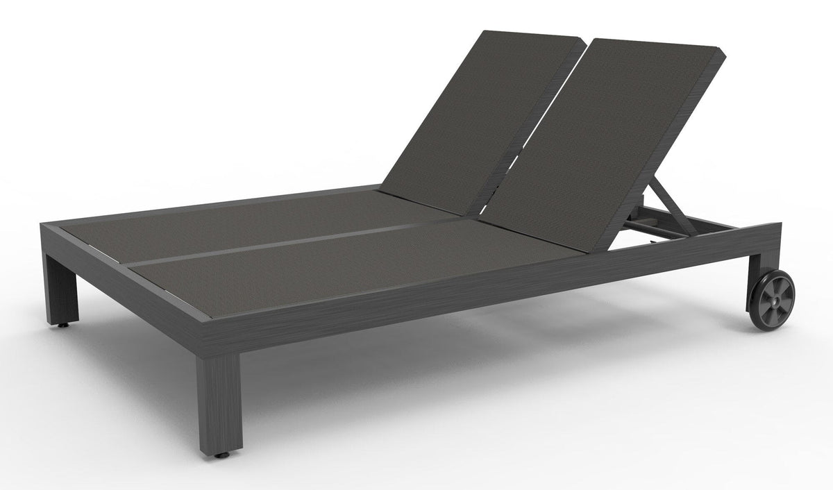 Sunset West Redondo Adjustable Double Sling Chaise — View 4