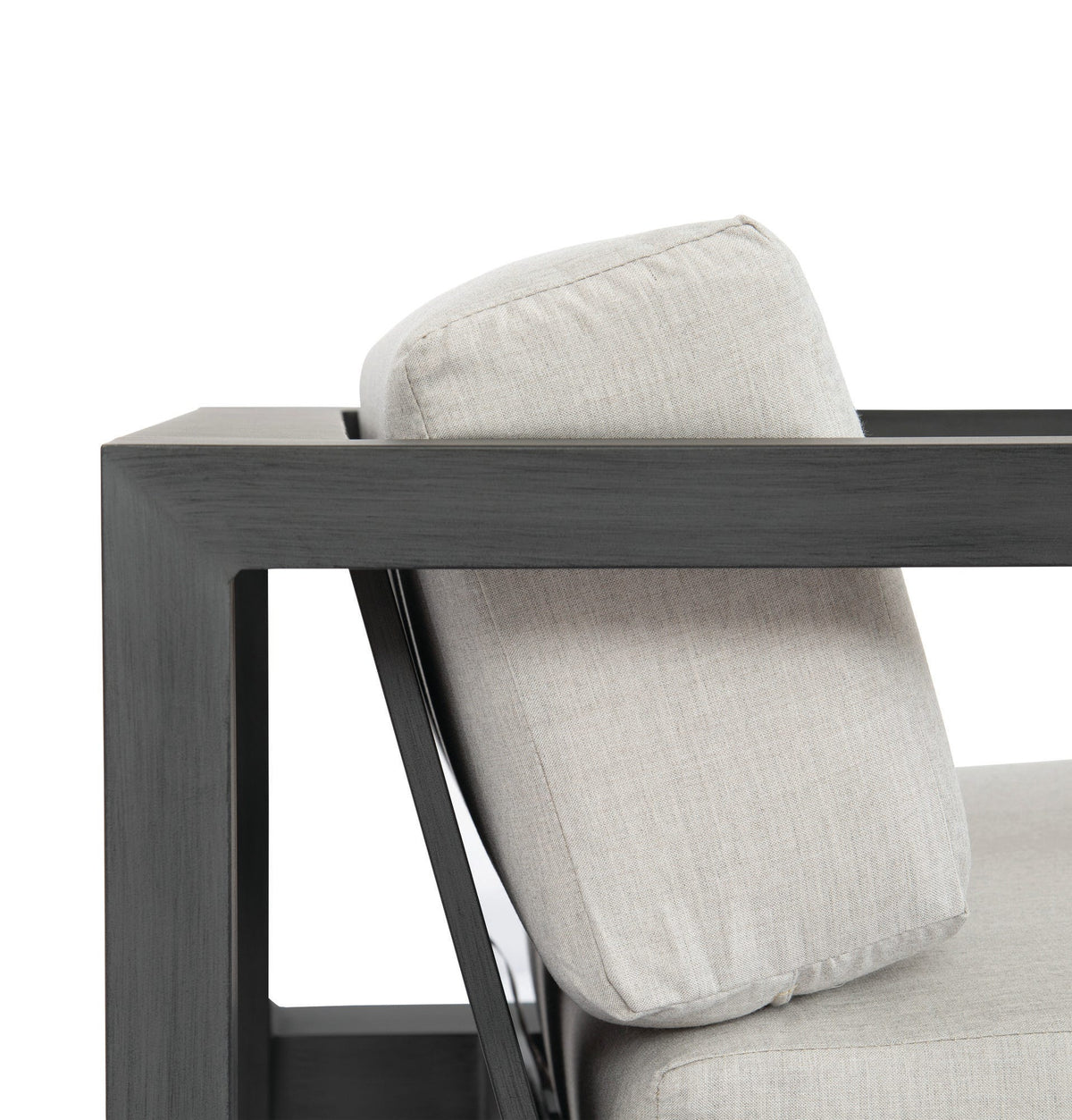 Sunset West Redondo Club Chair in Cast Silver, No Welt — View 11