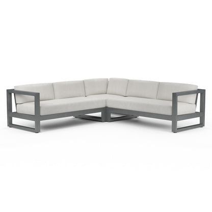 Sunset West Redondo Sectional in Cast Silver, No Welt — View 8