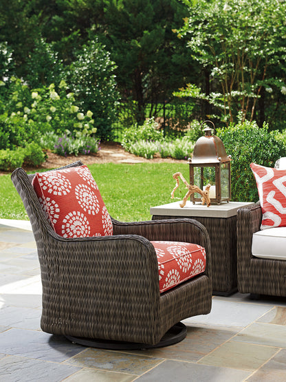 Tommy Bahama Outdoor Cypress Point Ocean Terrace Occasional Swivel Glider Chair — View 2