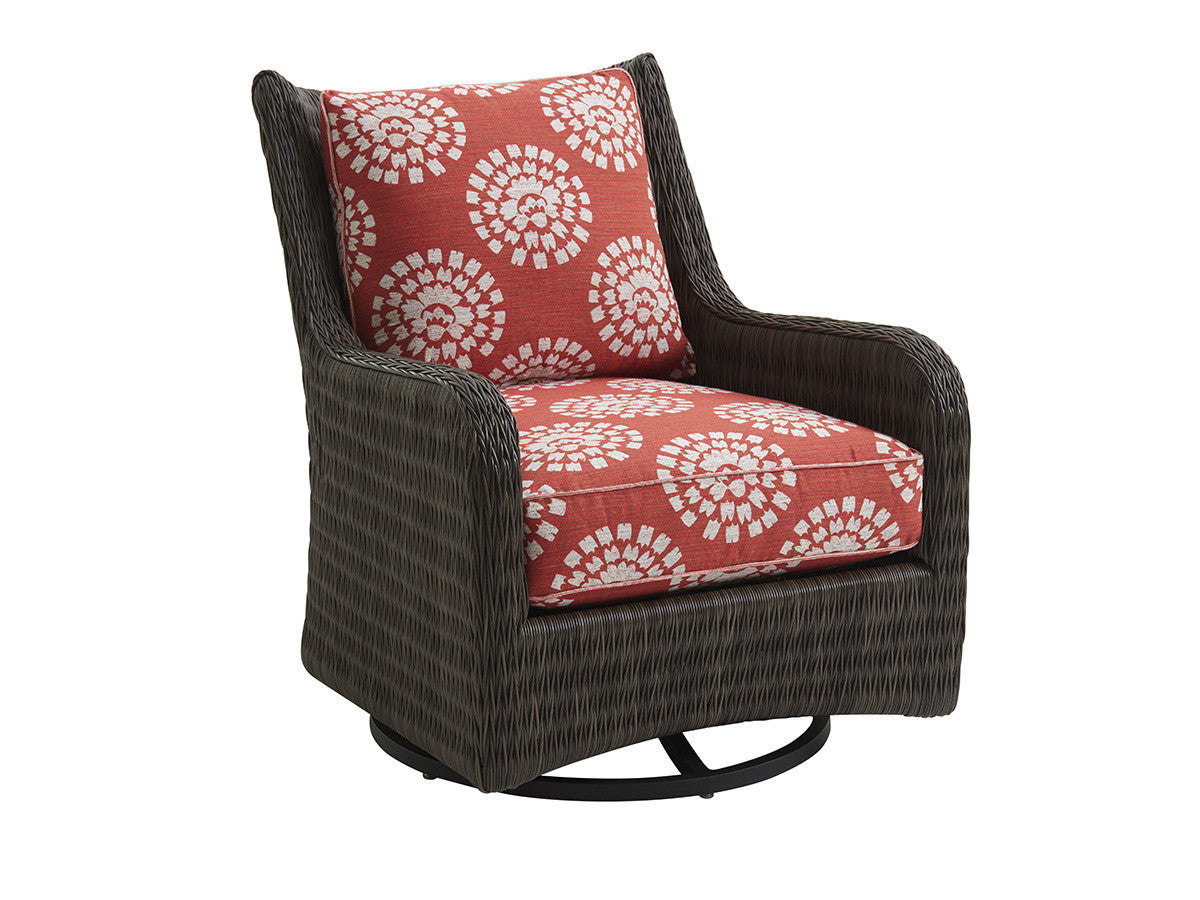 Tommy Bahama Outdoor Cypress Point Ocean Terrace Occasional Swivel Glider Chair
