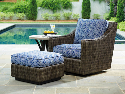 Tommy Bahama Outdoor Cypress Point Ocean Terrace Swivel Glider Lounge Chair — View 3