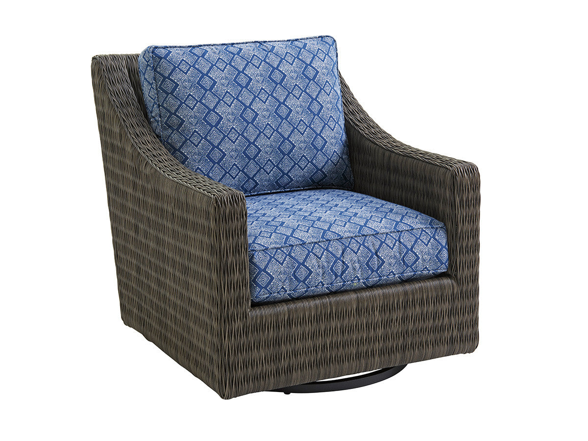 Tommy Bahama Outdoor Cypress Point Ocean Terrace Swivel Glider Lounge Chair