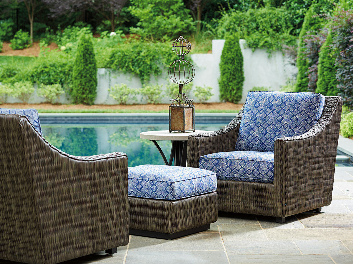 Tommy Bahama Outdoor Cypress Point Ocean Terrace Ottoman — View 2