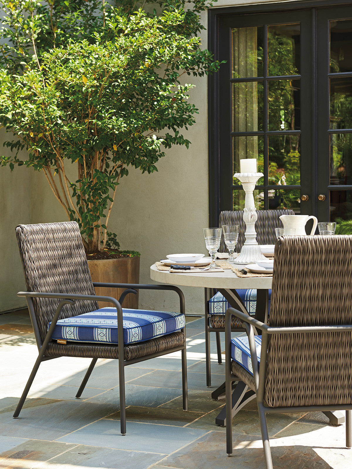 Tommy Bahama Outdoor Cypress Point Ocean Terrace Small Dining Chair — View 2