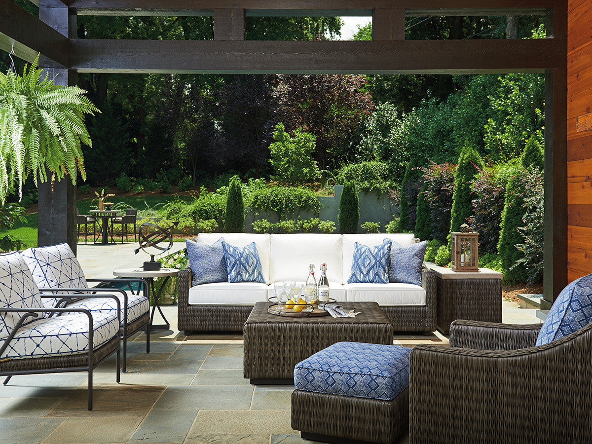 Tommy Bahama Outdoor Cypress Point Ocean Terrace Ottoman — View 3