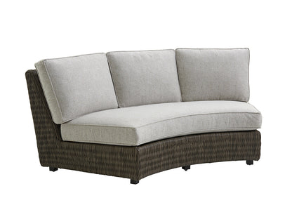 Tommy Bahama Outdoor Cypress Point Ocean Terrace Curved Sectional Armless Sofa — View 3