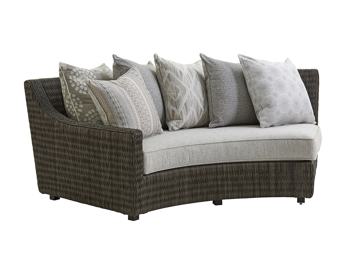 Tommy Bahama Outdoor Cypress Point Ocean Terrace Curved Sectional Laf Sofa