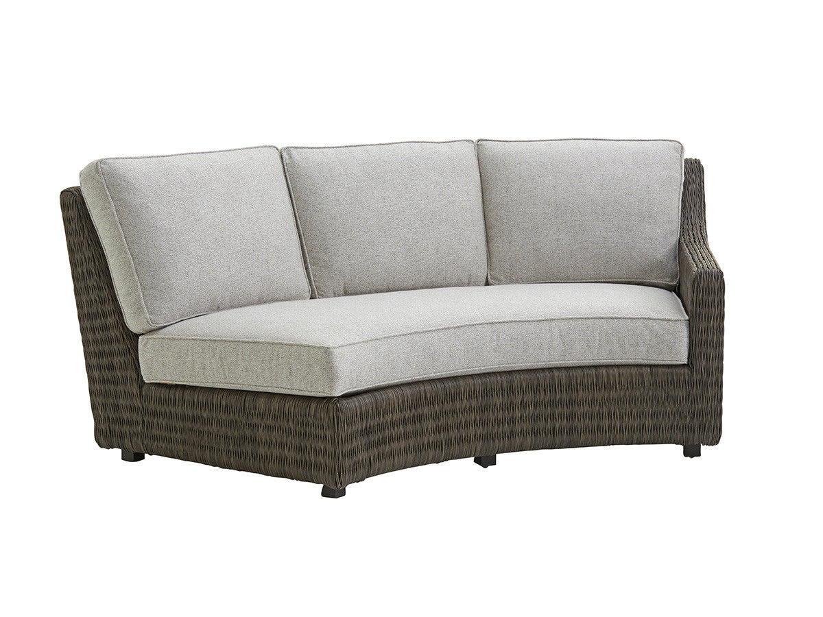 Tommy Bahama Outdoor Cypress Point Ocean Terrace Curved Sectional Raf Sofa