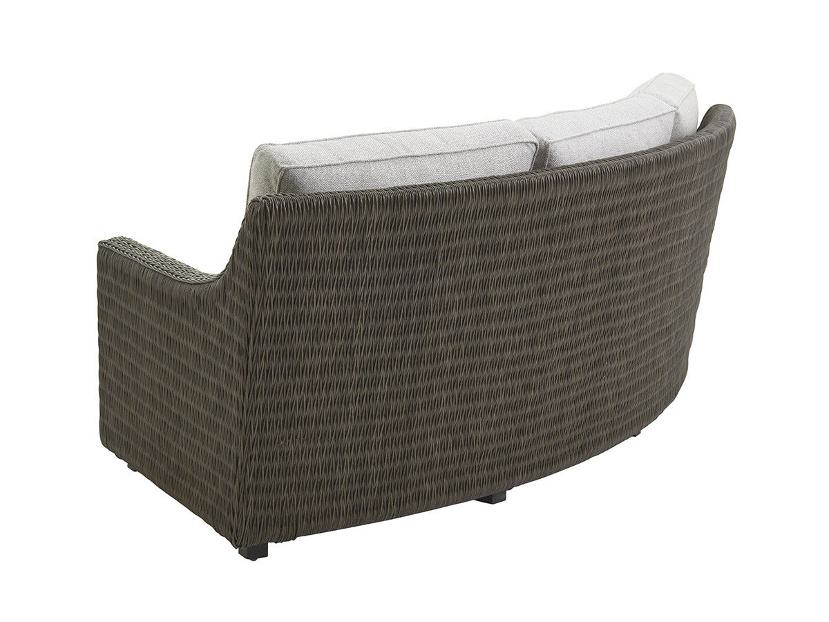 Tommy Bahama Outdoor Cypress Point Ocean Terrace Curved Sectional Raf Sofa — View 4