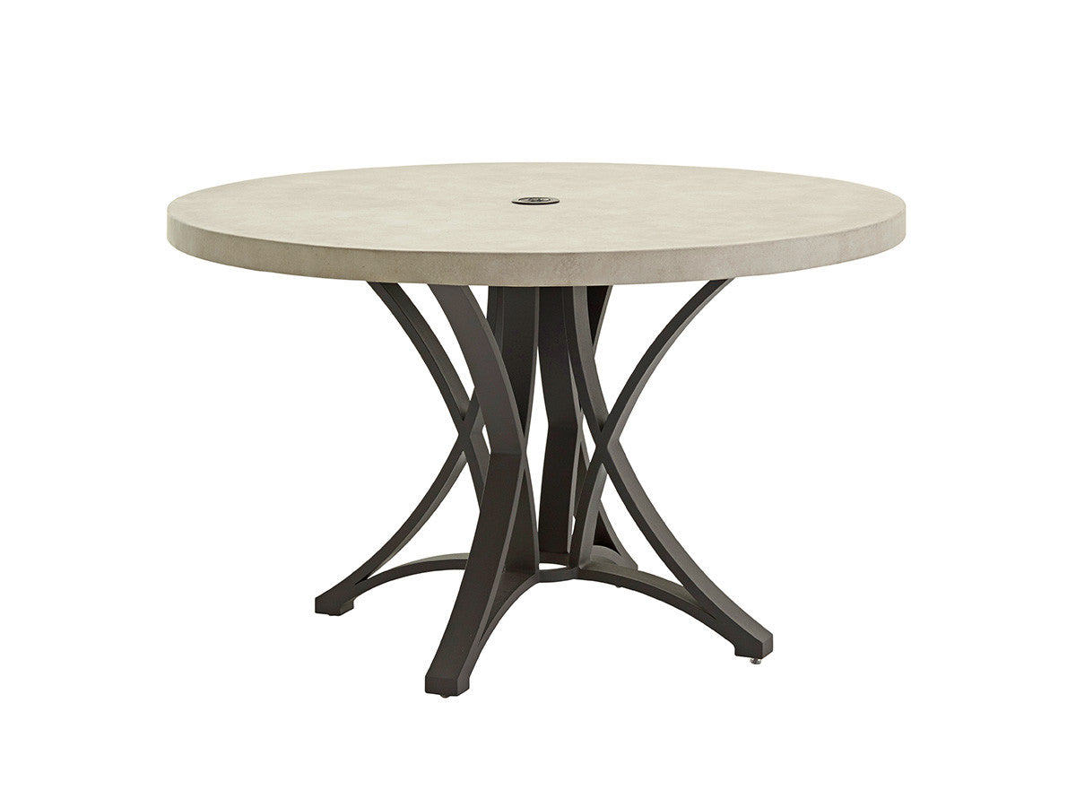 Tommy Bahama Outdoor Cypress Point Ocean Terrace Dining Table W/Weatherstone Top