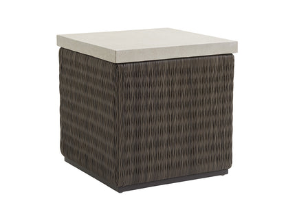 Tommy Bahama Outdoor Cypress Point Ocean Terrace Square End Table