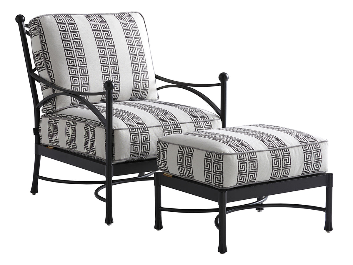 Tommy Bahama Outdoor Pavlova Ottoman — View 3