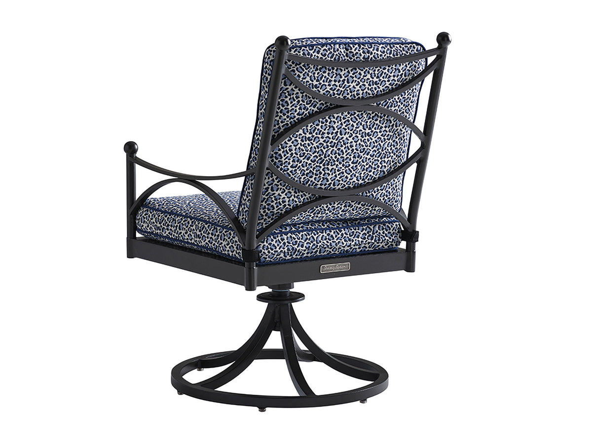 Tommy Bahama Outdoor Pavlova Swivel Rocker Dining Chair — View 4