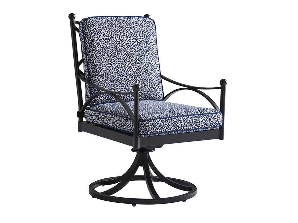 Tommy Bahama Outdoor Pavlova Swivel Rocker Dining Chair