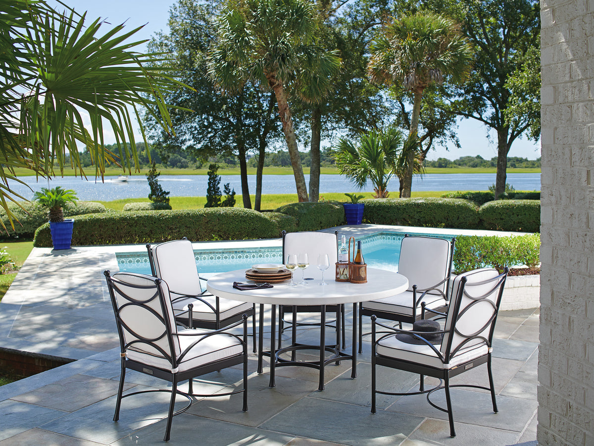 Tommy Bahama Outdoor Pavlova Arm Dining Chair — View 2