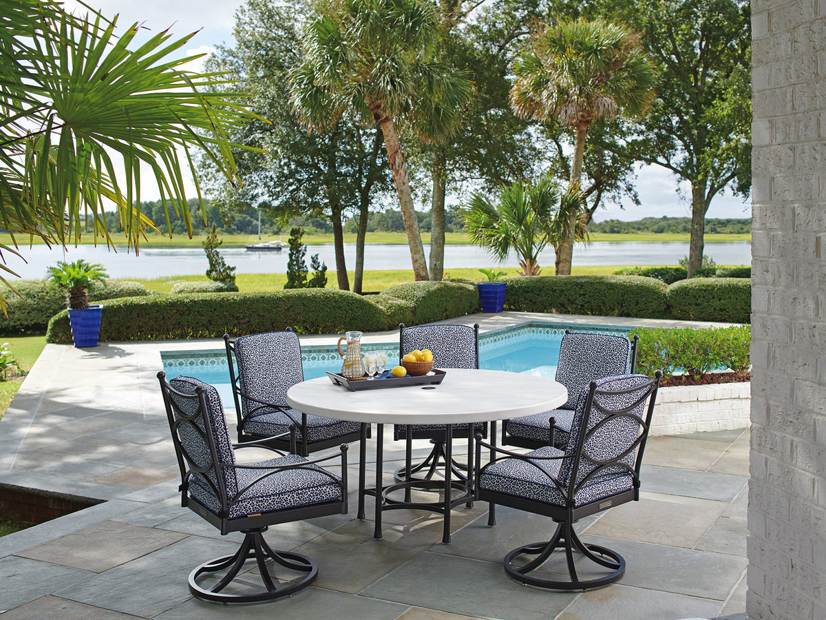 Tommy Bahama Outdoor Pavlova Round Dining Table — View 2