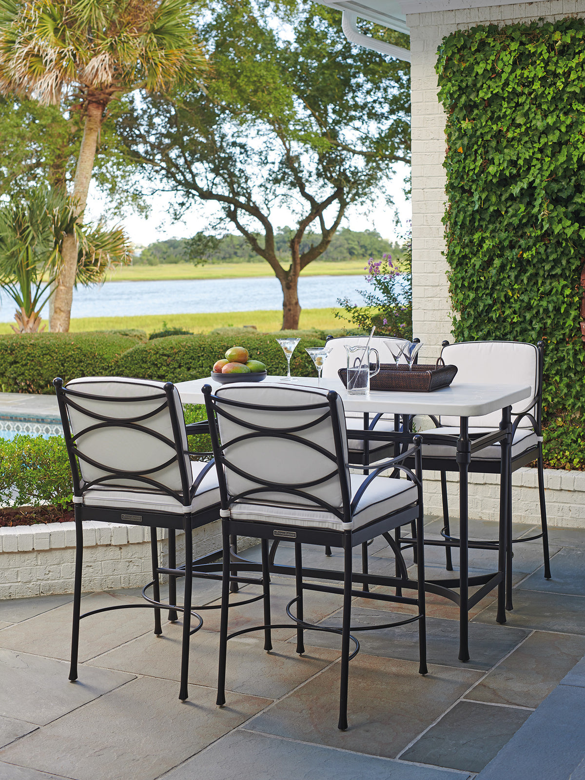Tommy Bahama Outdoor Pavlova Bar Stool — View 3