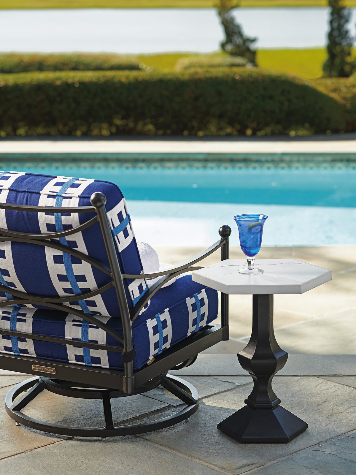 Tommy Bahama Outdoor Pavlova Accent Table — View 3