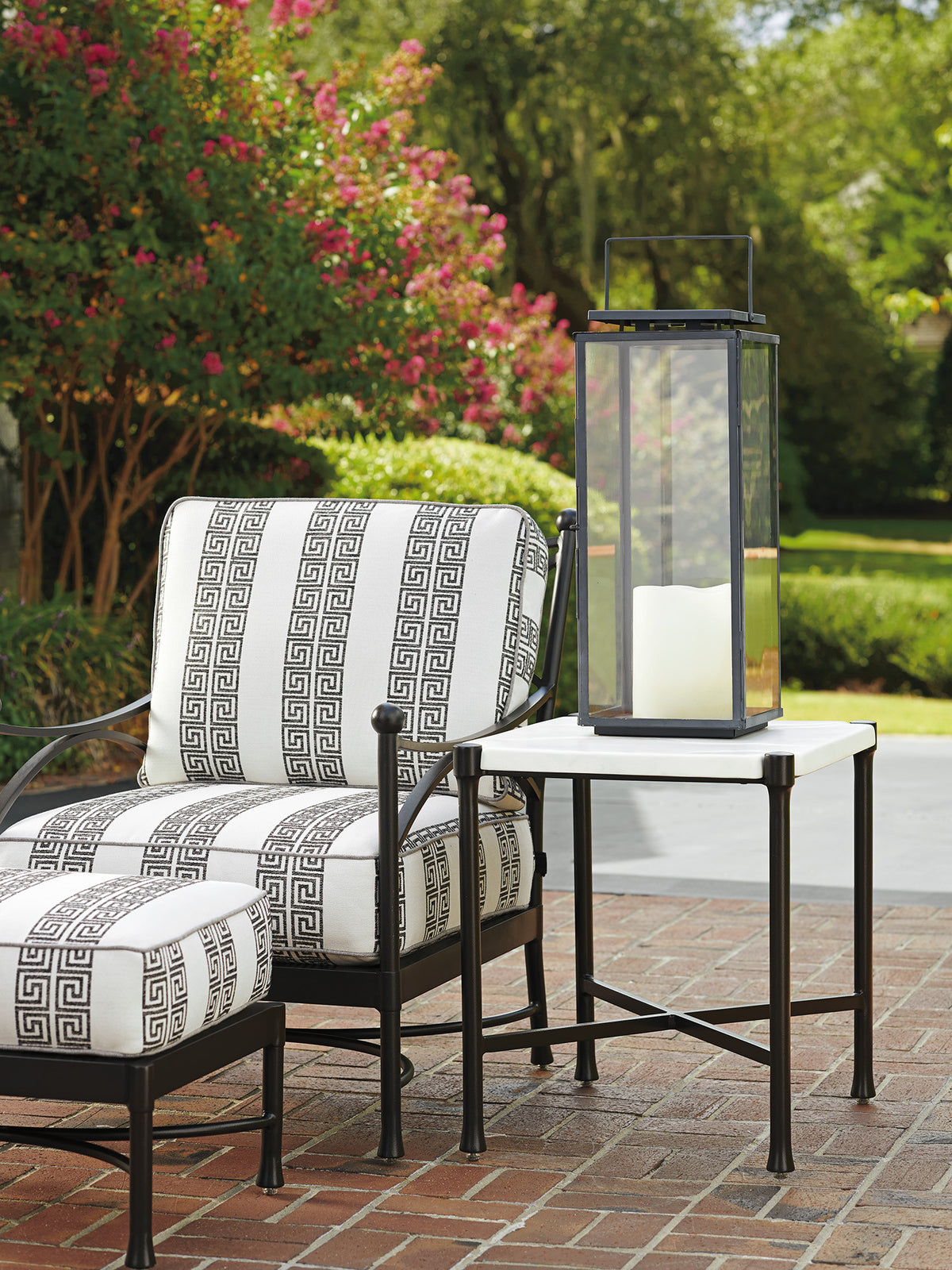 Tommy Bahama Outdoor Pavlova Rectangular End Table — View 2